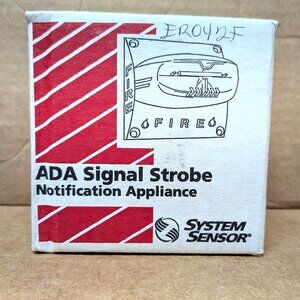 SYSTEM SENSOR SS1215ADA STROBE 15CD RED WALL MOUNT
